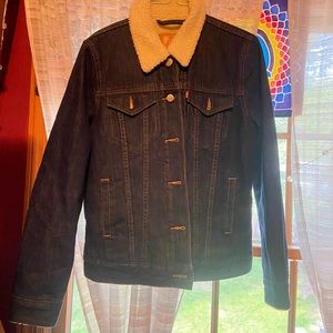 Levi Sherpa Lined Demin Jacket
